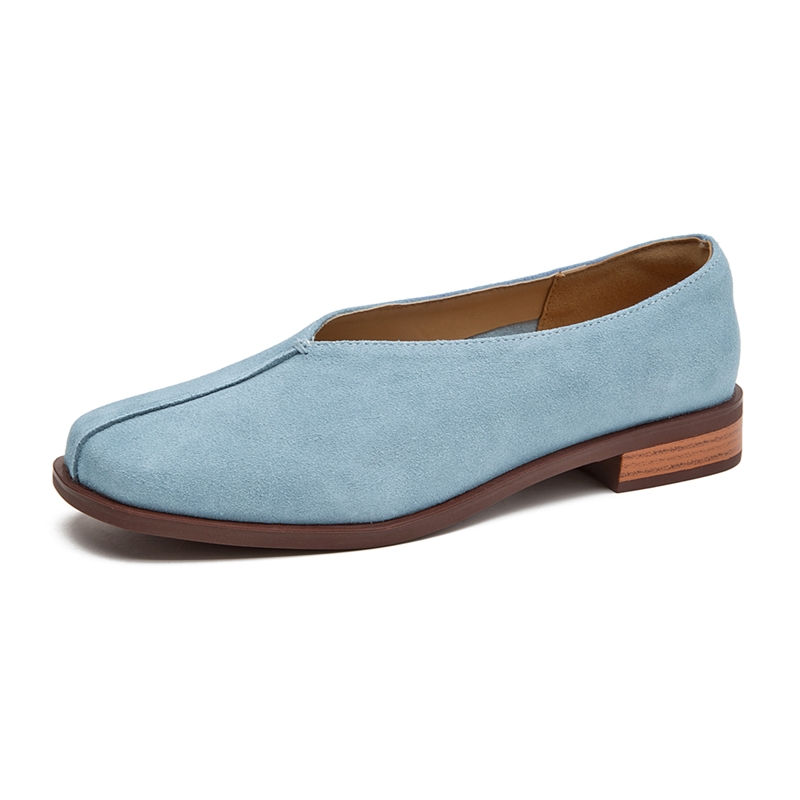 Women Formal Wear With Shoes - AIYUQI Women's Loafers Shoe Anti-slip Square