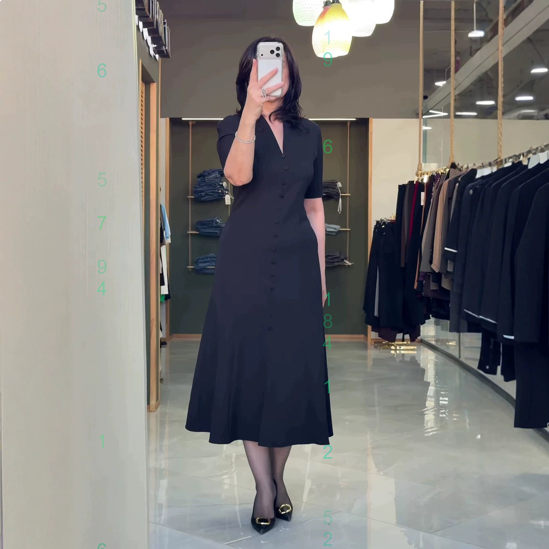Women Formal Wear Set - Elegant Solid Single Breasted Slit Dress