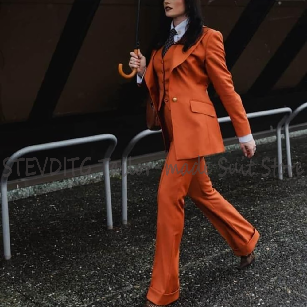 Women Formal Wear Pants - Formal Casual Women Suits 3Pcs Special
