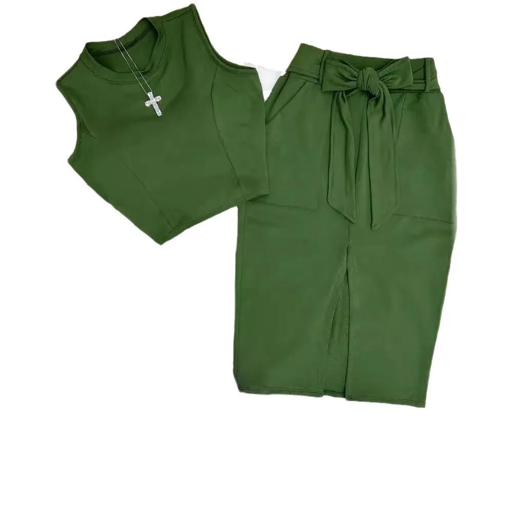 Skirt Set Women Dress Sets Two - Shift Dress Sleeveless reseña y precio