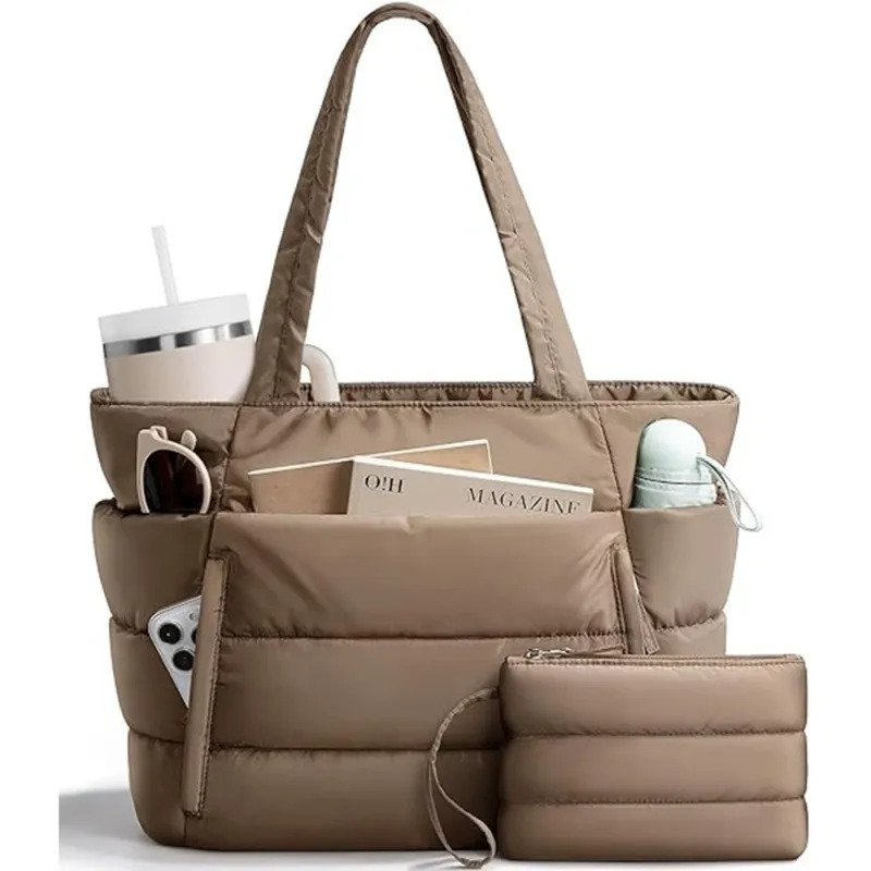 Large Capacity Padded Handbag  - Shoulder Bag Structured reseña y precio