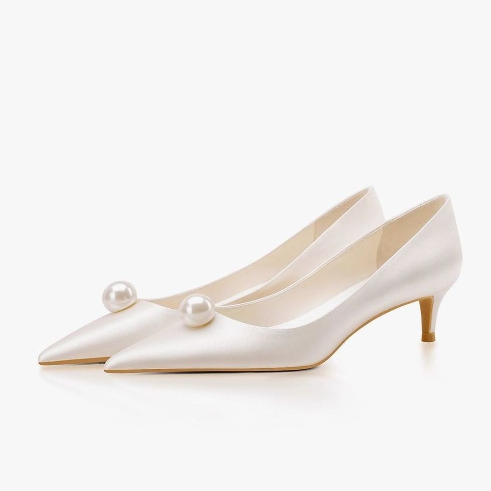 New White Satin Wedding Bride  - Women'S Formal Wear For Wedding reseña y precio