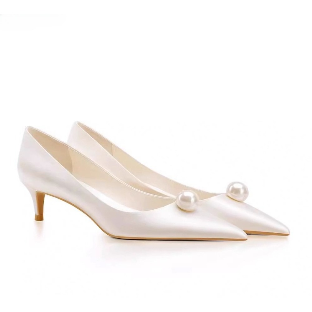 New White Satin Wedding Bride  - Women'S Formal Wear For Wedding reseña y precio