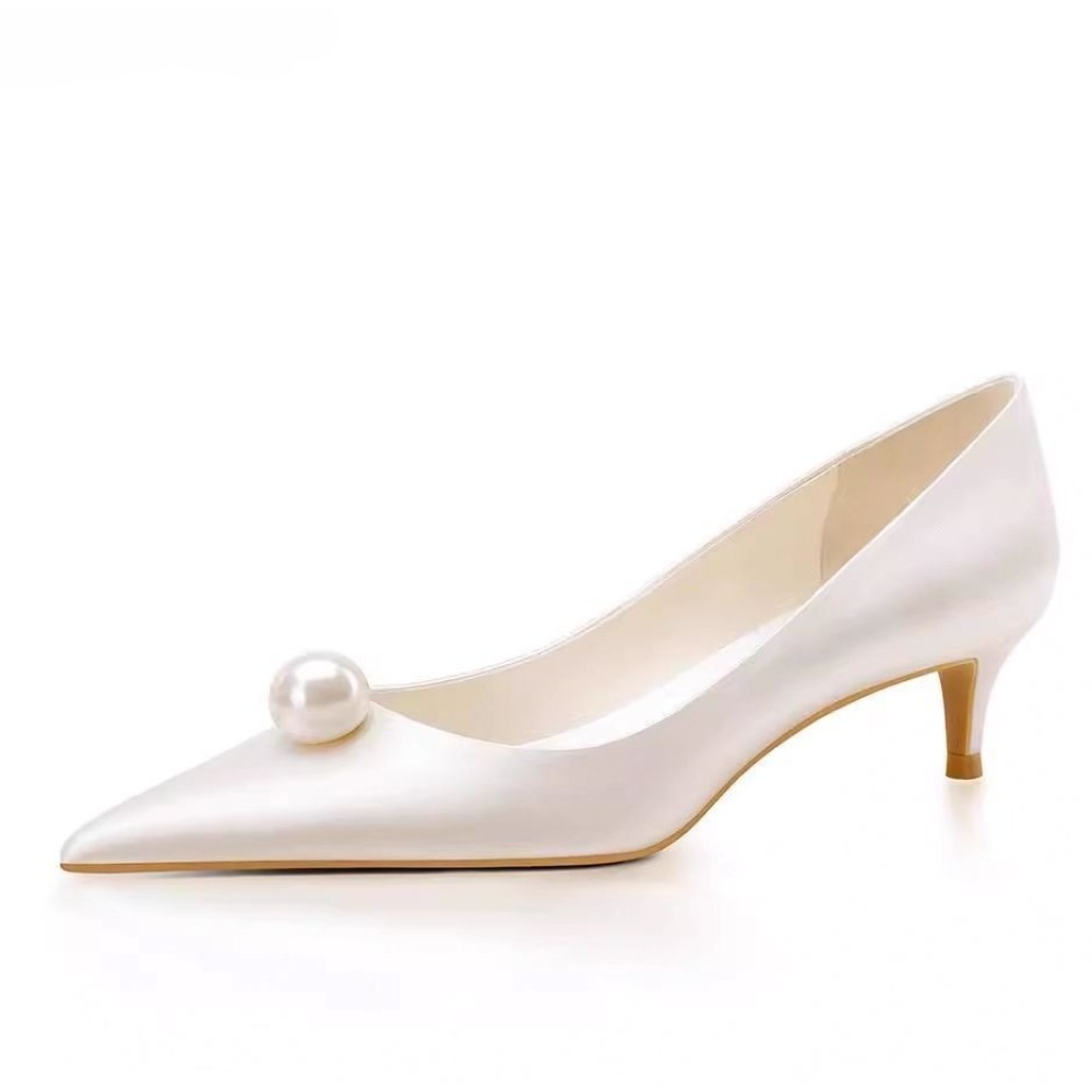 New White Satin Wedding Bride  - Women'S Formal Wear For Wedding reseña y precio