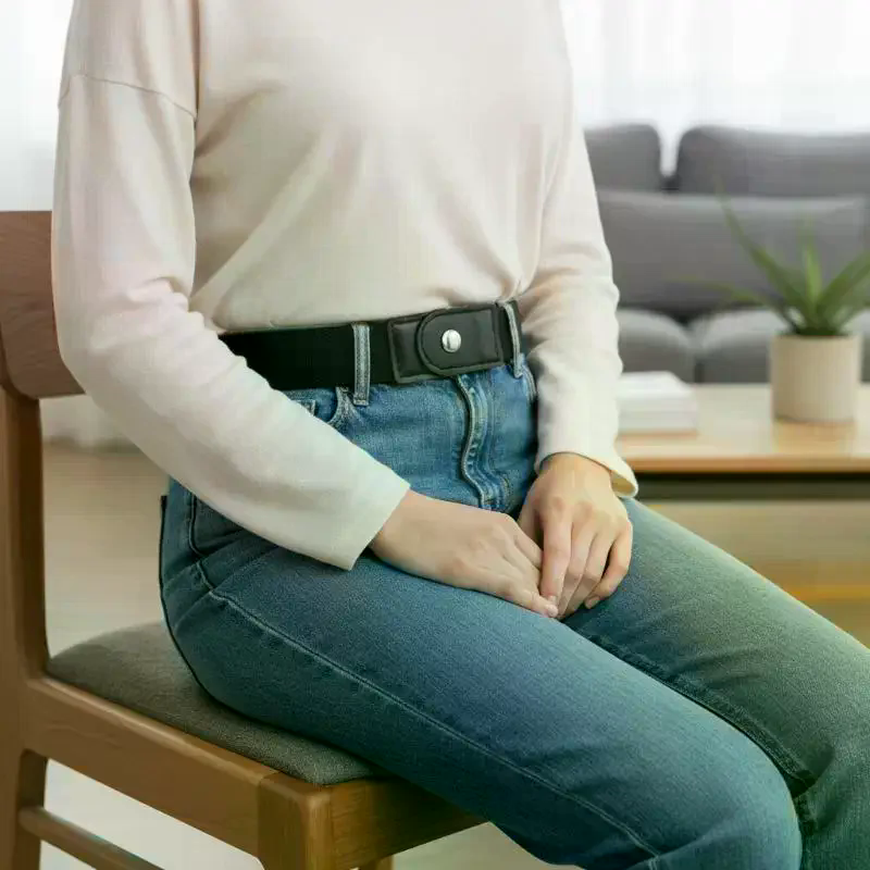 Elastic No Buckle Belt Adjusta - Women Formal Wear With Jeans reseña y precio