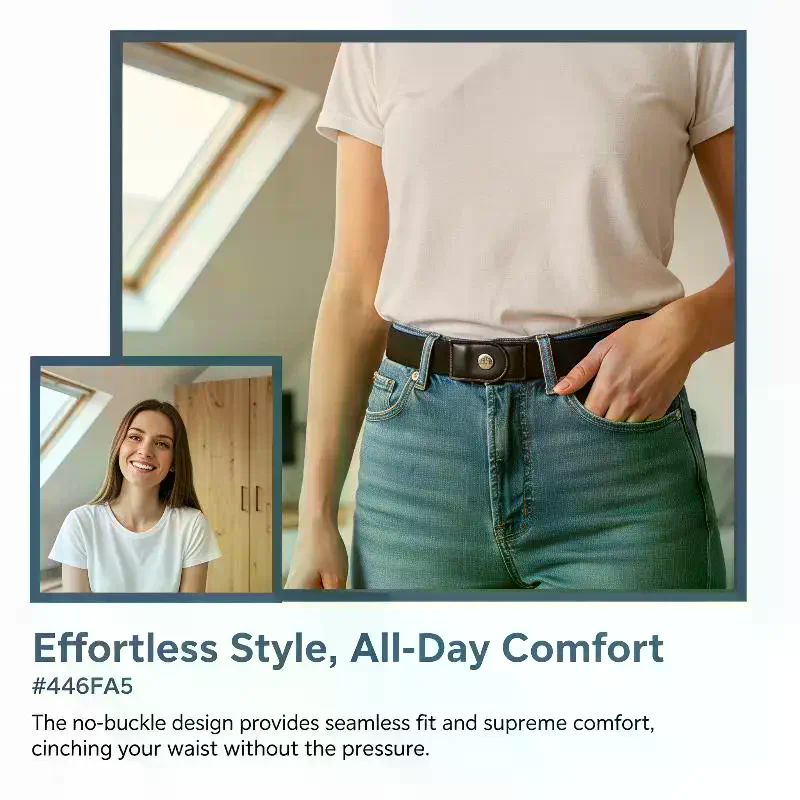 Elastic No Buckle Belt Adjusta - Women Formal Wear With Jeans reseña y precio