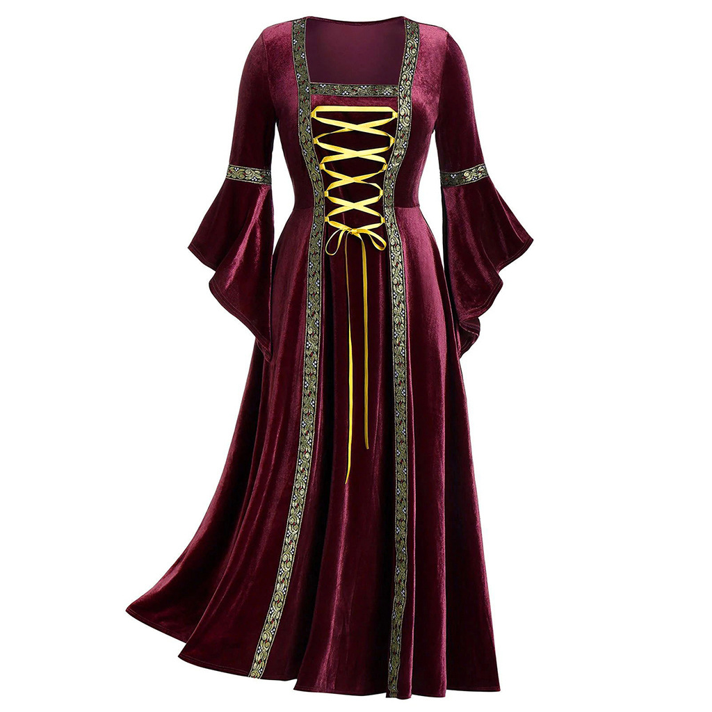 European Medieval Victoria Que - Women'S Formal Wear For Wedding reseña y precio