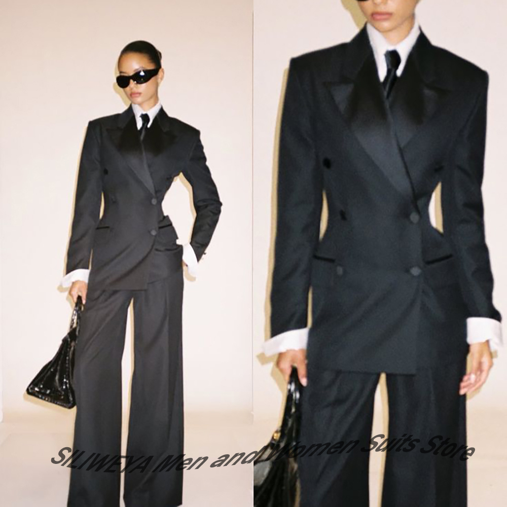 Professional Women's Black Dou - Women'S Formal Wear Pants reseña y precio