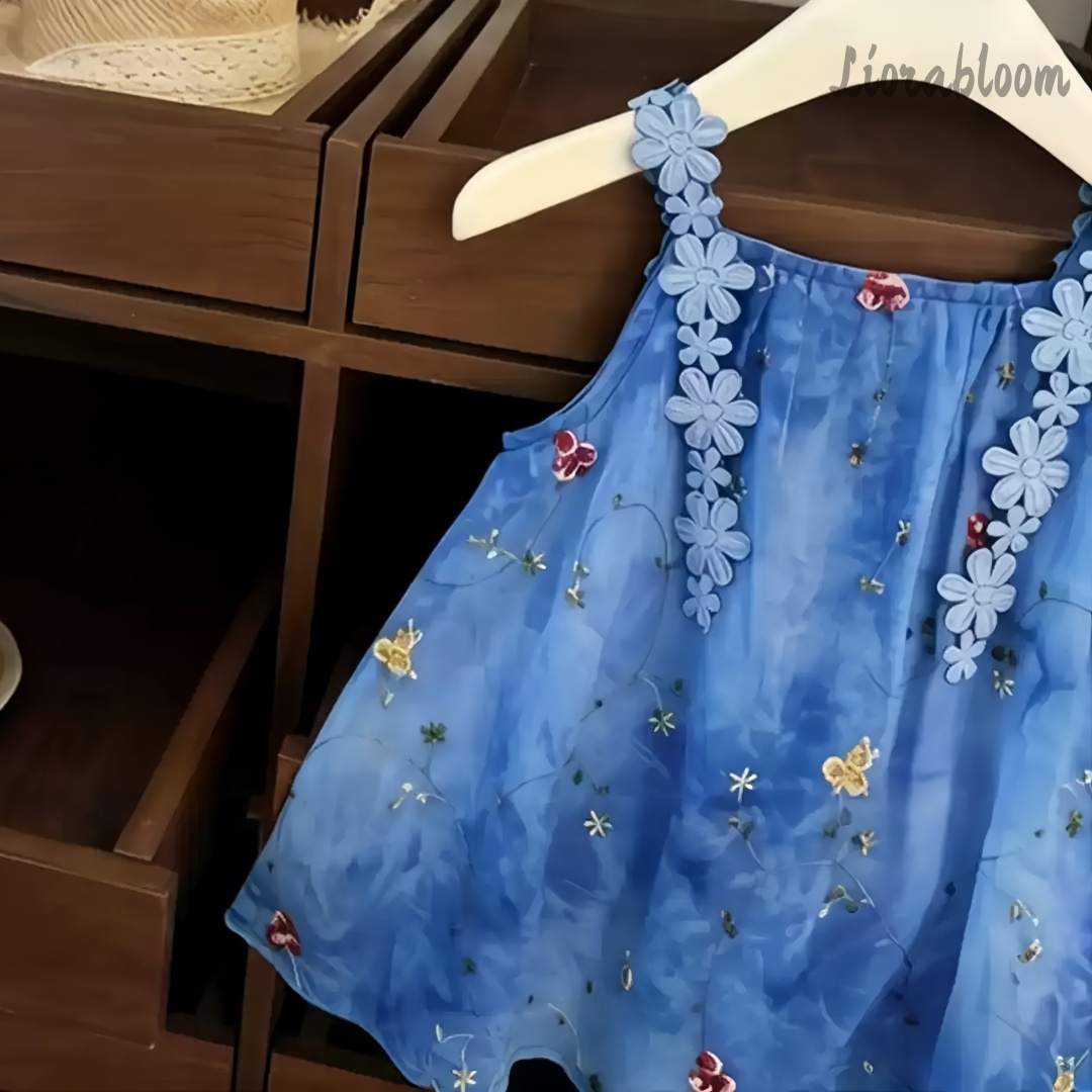 Starry Sky Themed Girls' Dress - Formal Attire Woman reseña y precio