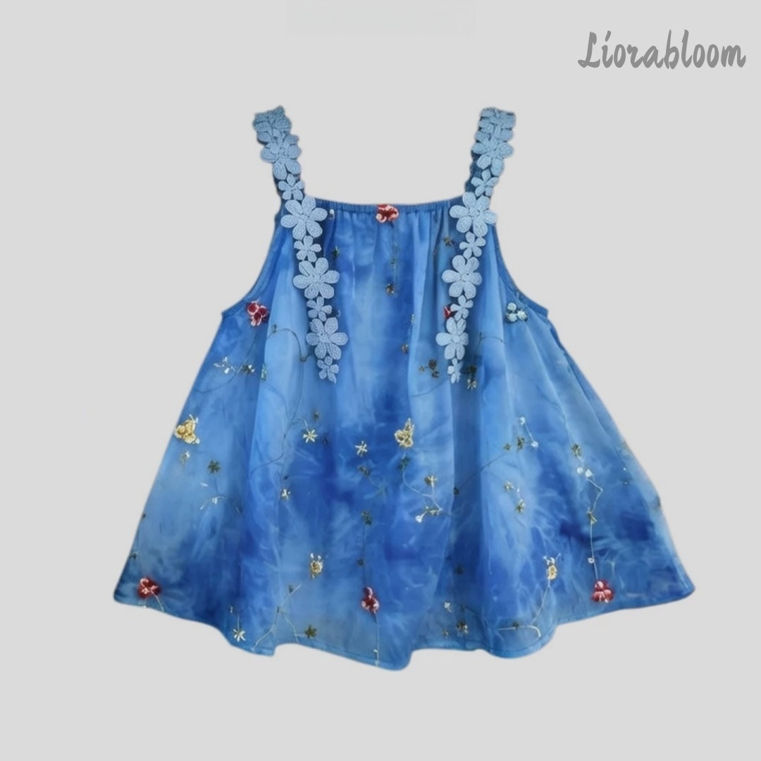 Starry Sky Themed Girls' Dress - Formal Attire Woman reseña y precio