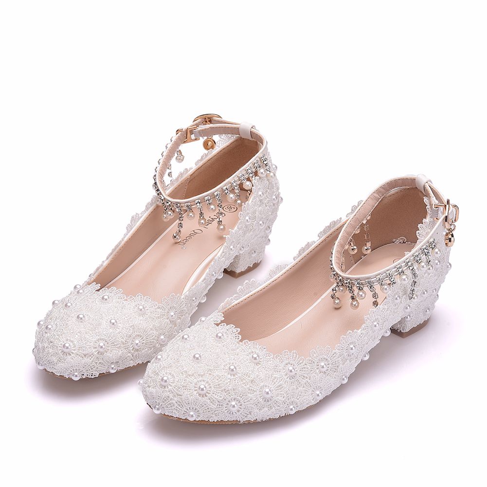Women's Closed Toe Low Chunky  - Women'S Formal Wear For Wedding reseña y precio