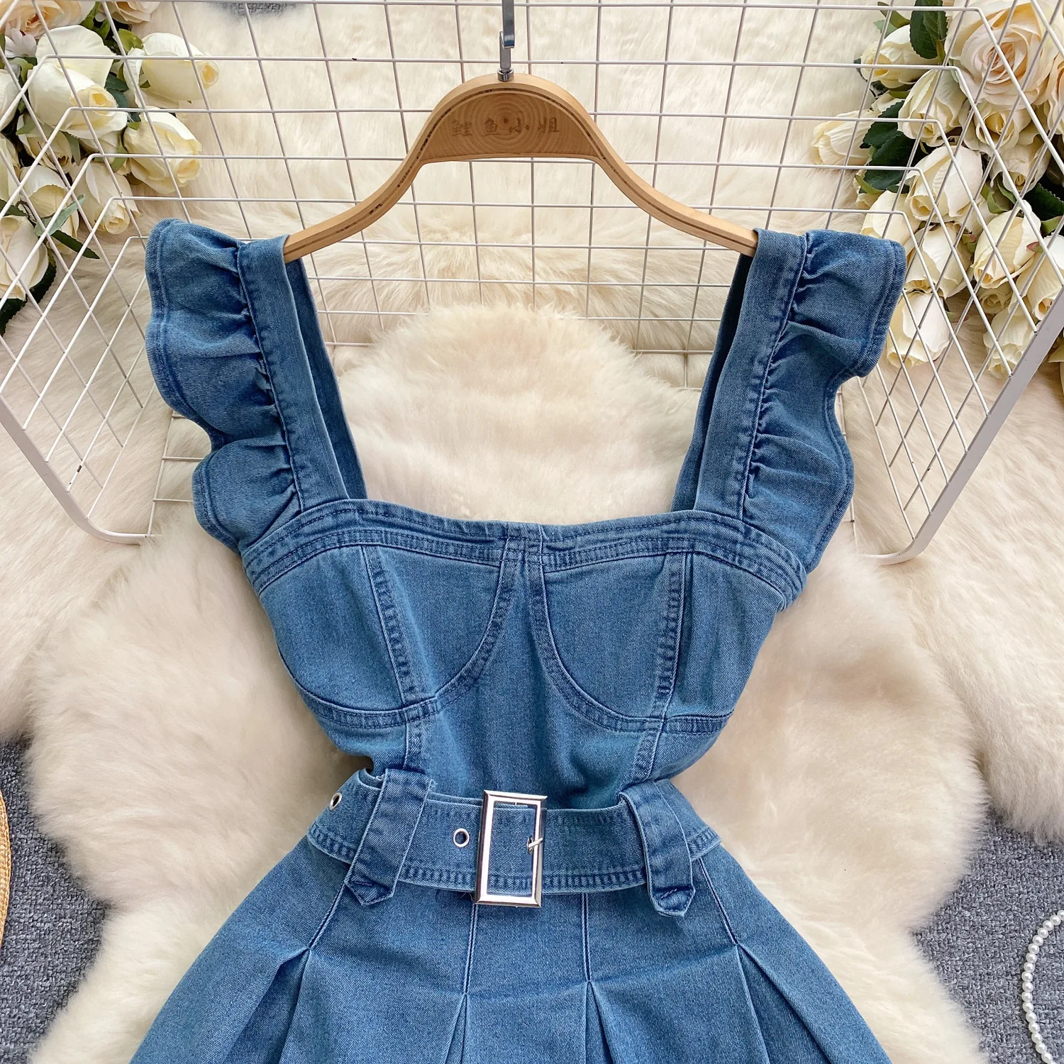 Korean Version of The College  - Shift Dress Sleeveless reseña y precio