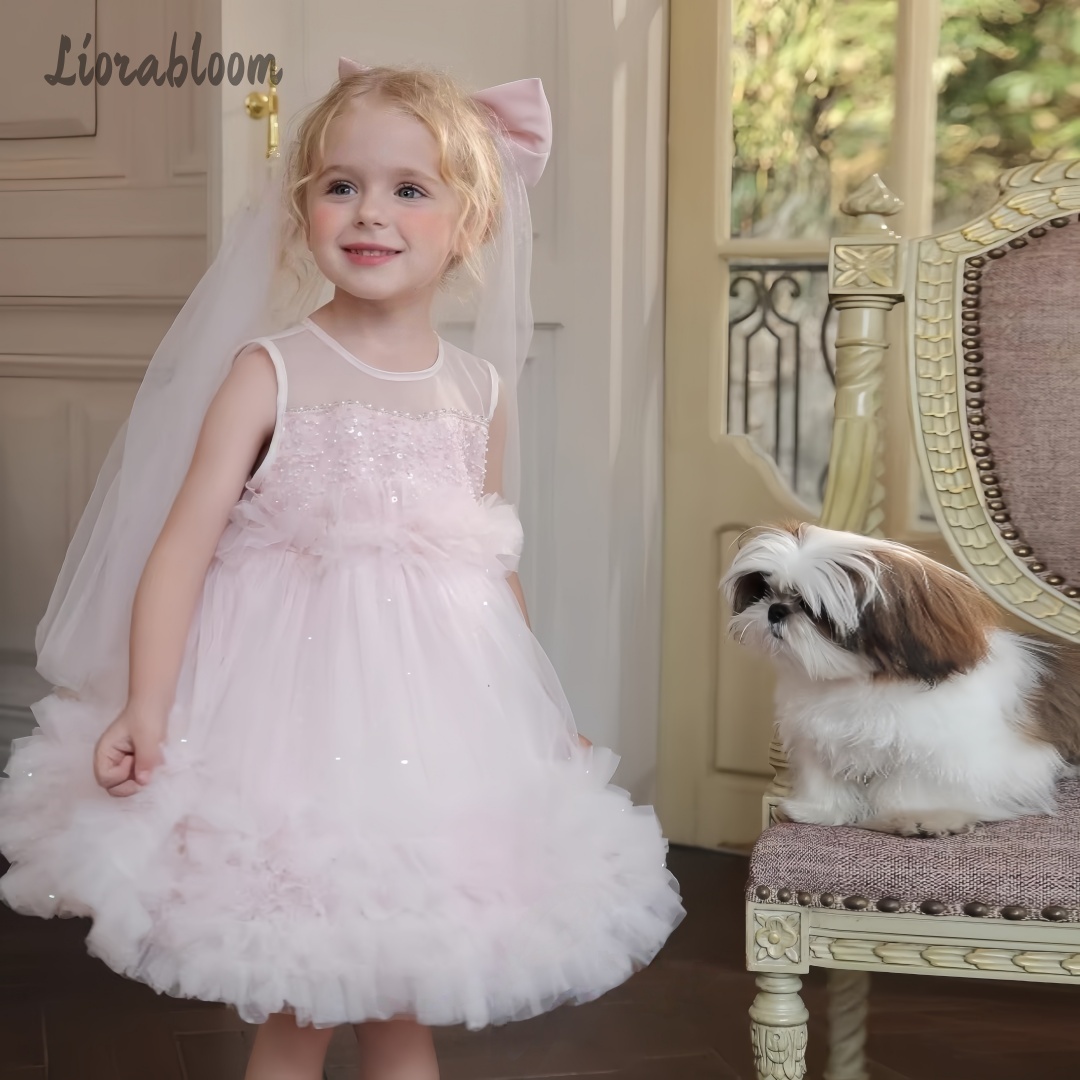Girls' Tulle Gown Layered Skir - Formal Attire Woman reseña y precio
