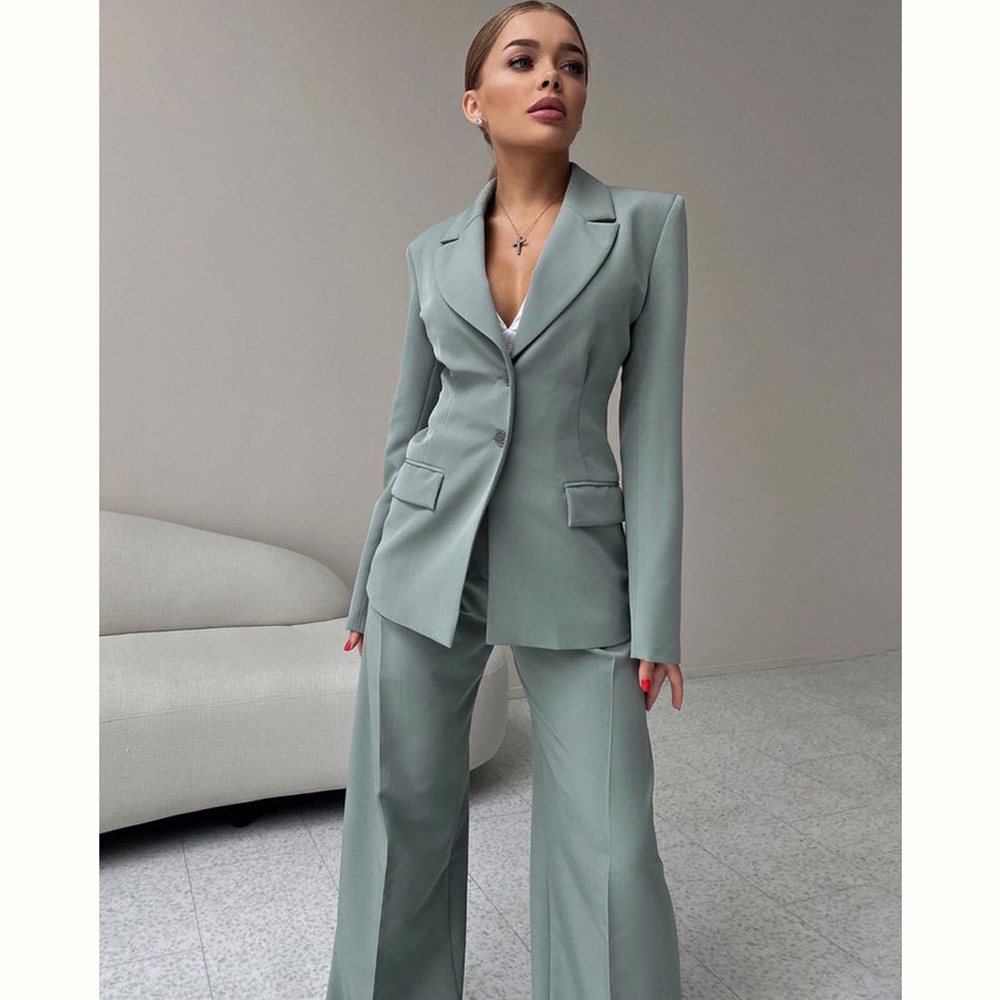 2024 Elegant Women Suit Two Pi - Women Formal Wear Pants reseña y precio