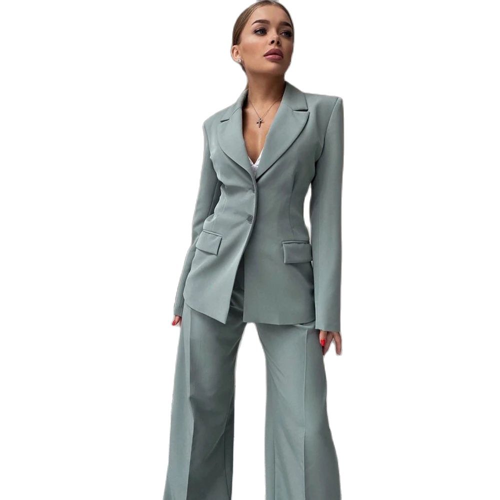 2024 Elegant Women Suit Two Pi - Women Formal Wear Pants reseña y precio