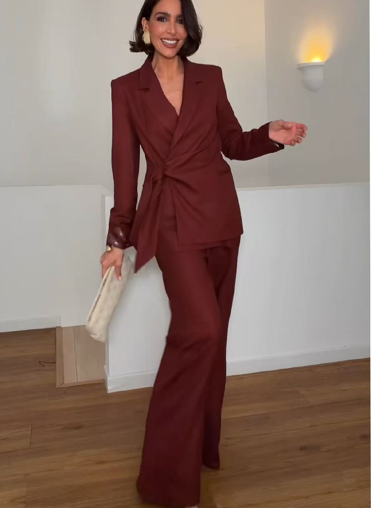 Fashion Office Ladies Blazer P - Women Formal Wear Pants reseña y precio