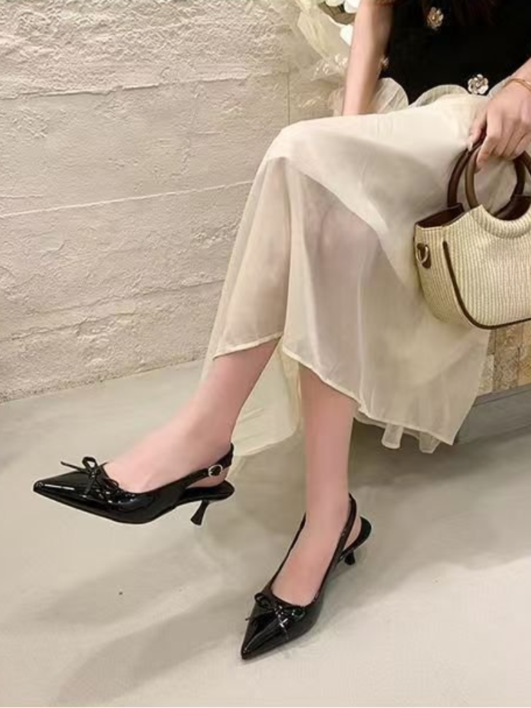Women Patent Leather Bow Point - Women Formal Wear With Shoes reseña y precio
