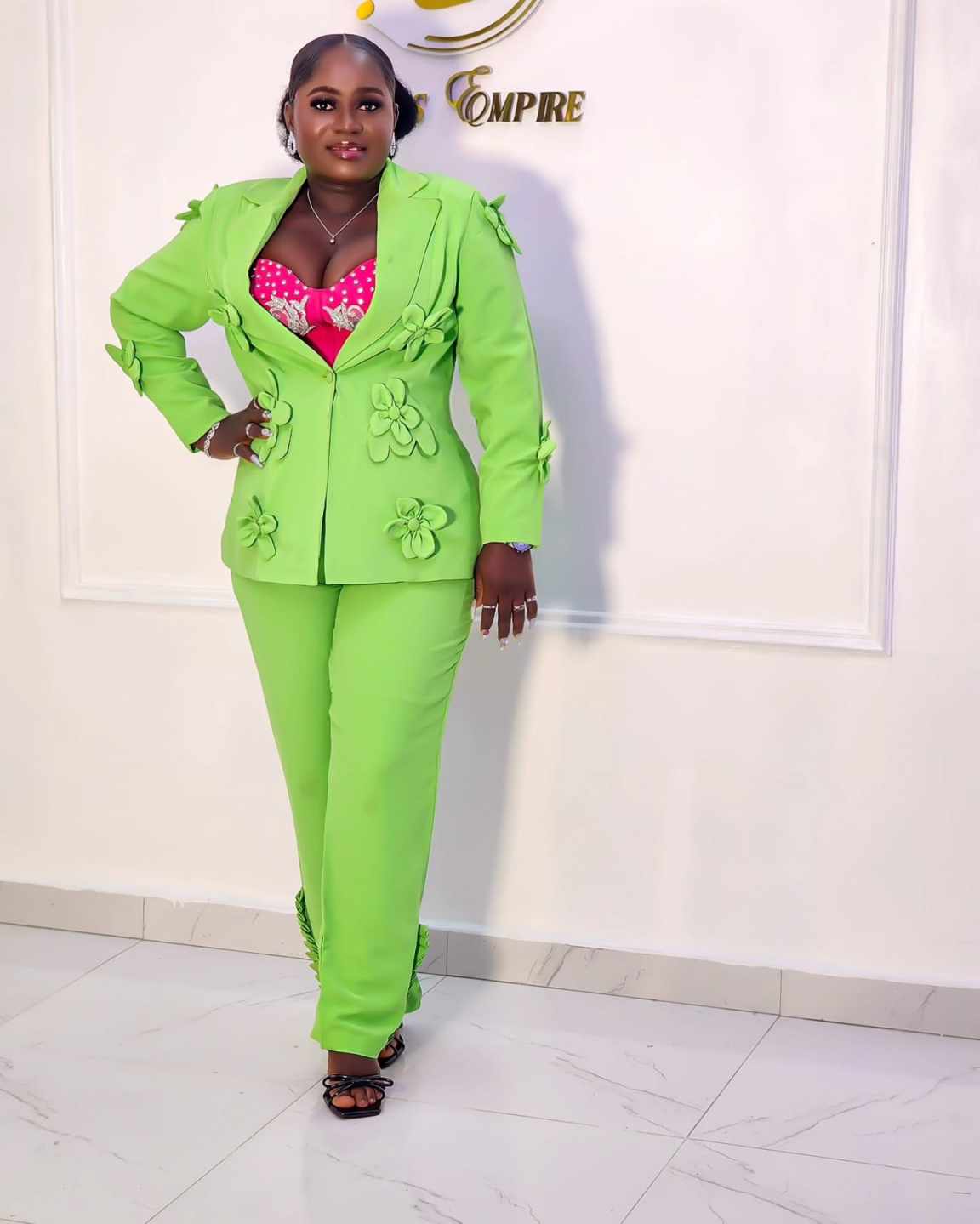 Plus Size Green Women Blazer S - Women Formal Wear For Plus Size reseña y precio