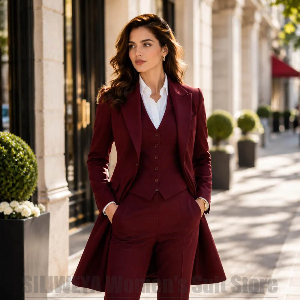 Fashion Women 3 Piece Suit Ele - Women Formal Wear Pants reseña y precio