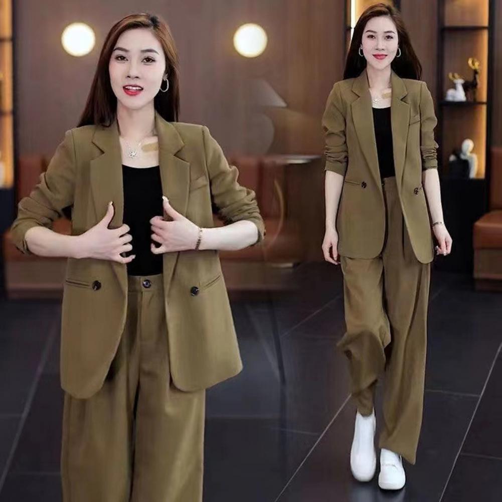 Women Coat Pants Set Formal Co - Women'S Formal Wear Pants reseña y precio