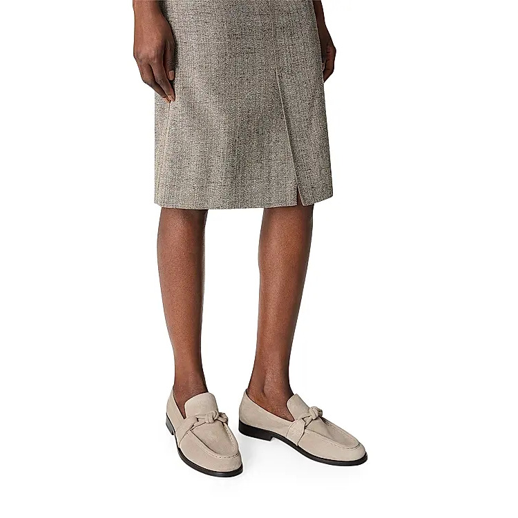 Women's Leather Knot Detail Lo - Women Formal Wear With Shoes reseña y precio