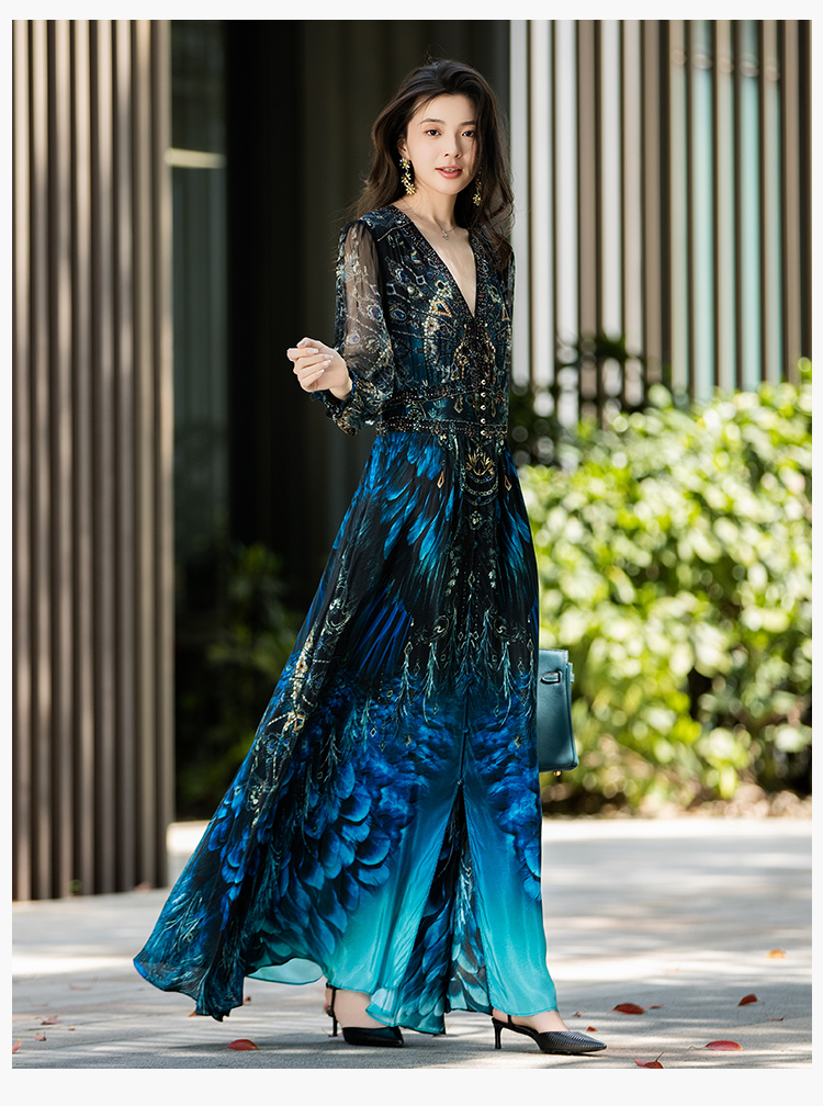 Summer New High-End V-neck Fas - Formal Wear For Women Xl reseña y precio