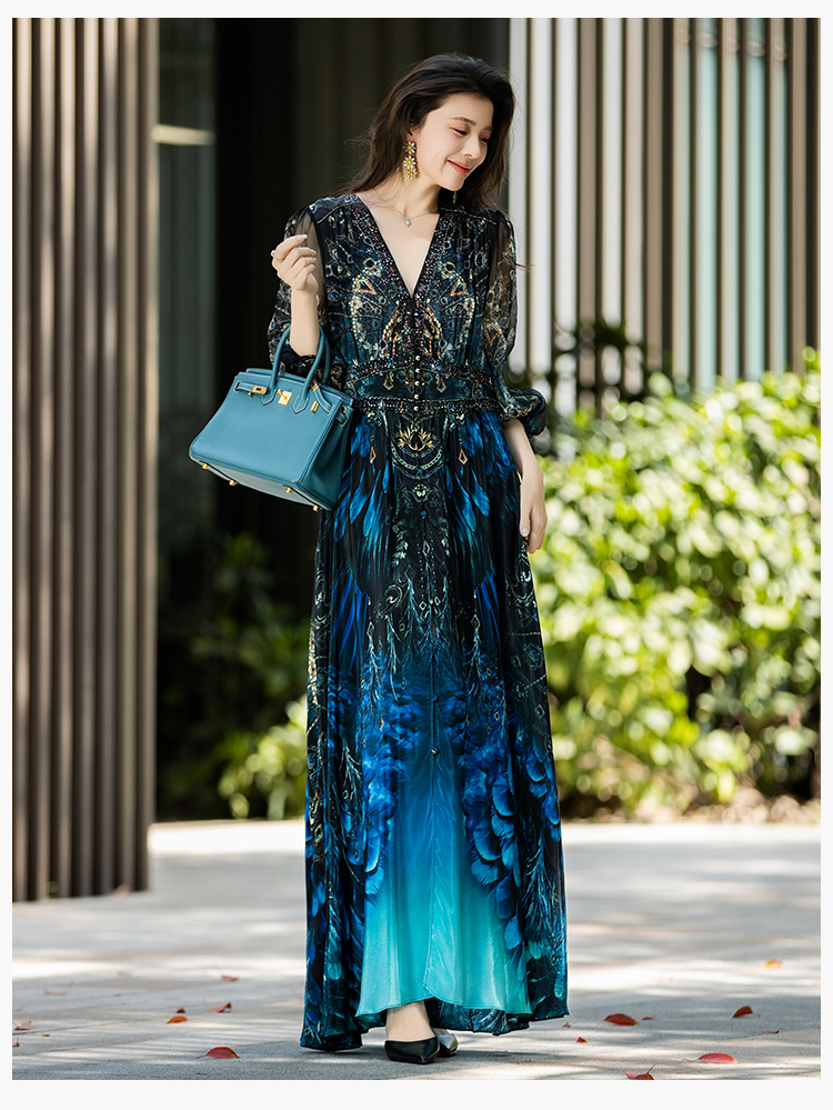 Summer New High-End V-neck Fas - Formal Wear For Women Xl reseña y precio