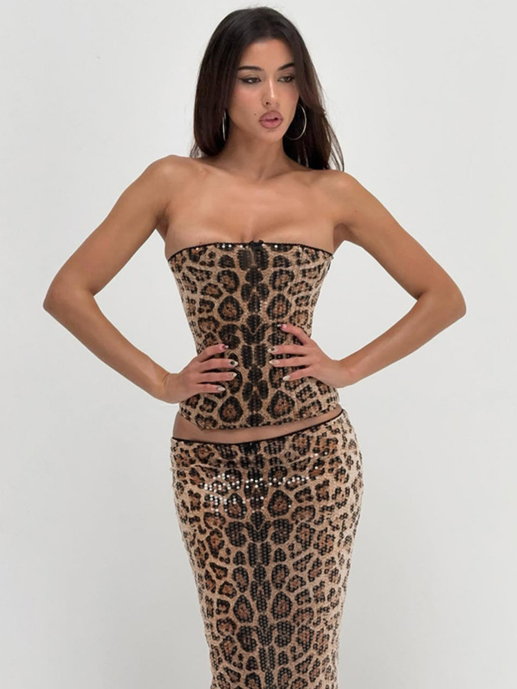 Mozision Sparkle Leopard Print - Shift Dress Sleeveless reseña y precio