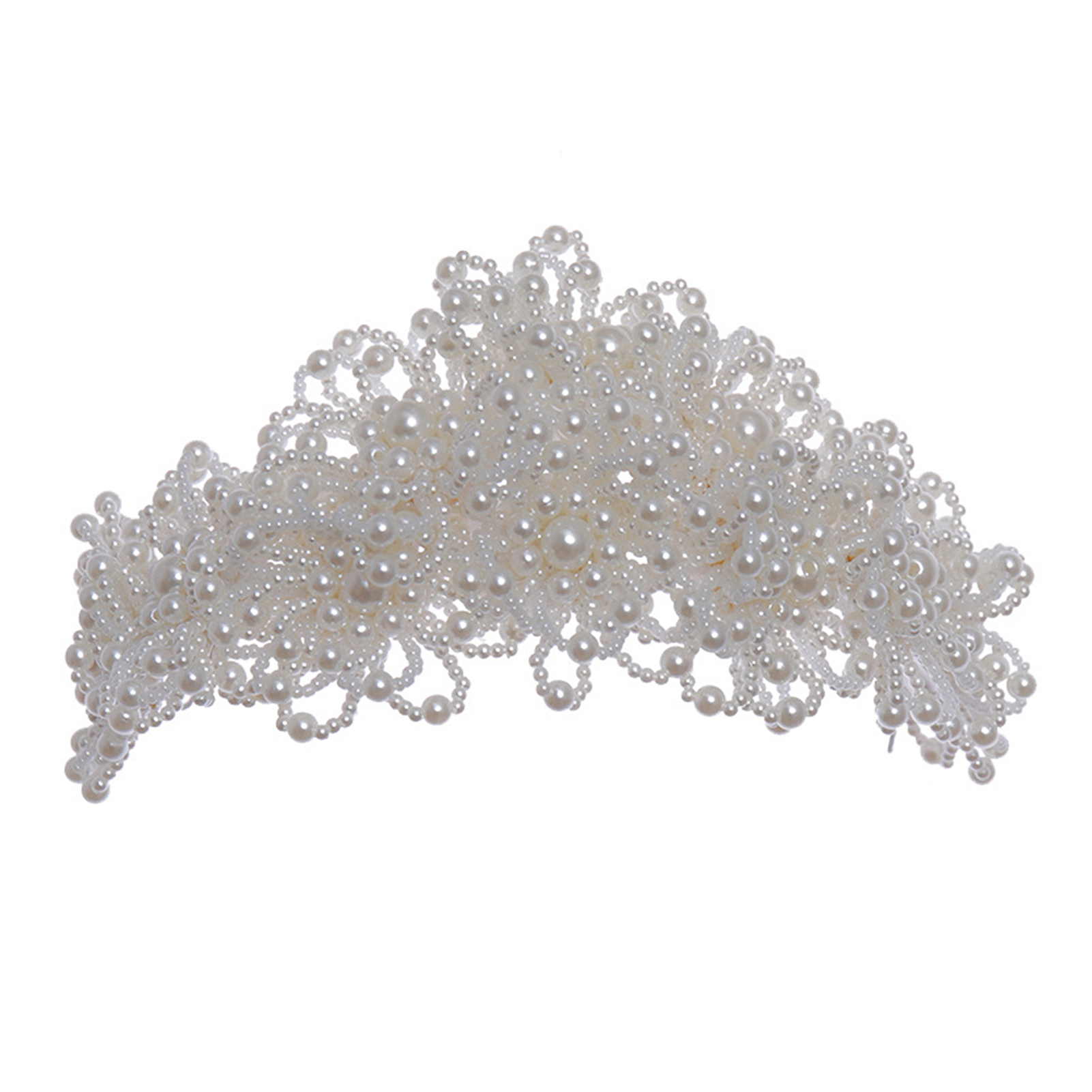 Pearl Crown Headpiece For Wedd - Women'S Formal Wear For Wedding reseña y precio