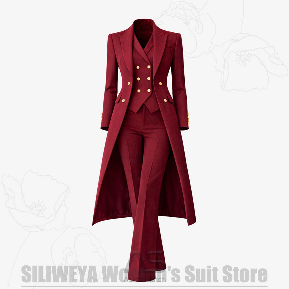 Women's Suit 3 Piece Double Br - Women'S Formal Wear Pants reseña y precio