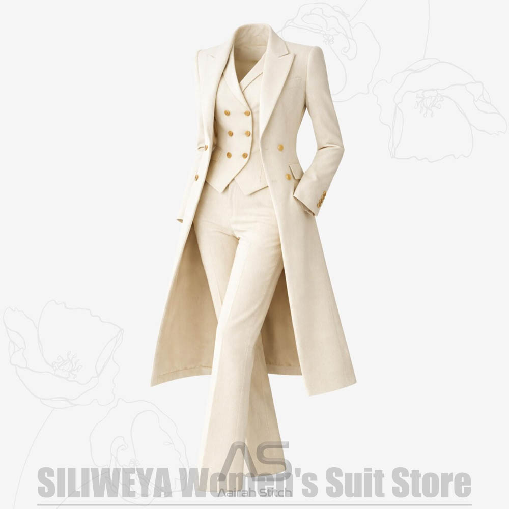 Women's Suit 3 Piece Double Br - Women'S Formal Wear Pants reseña y precio