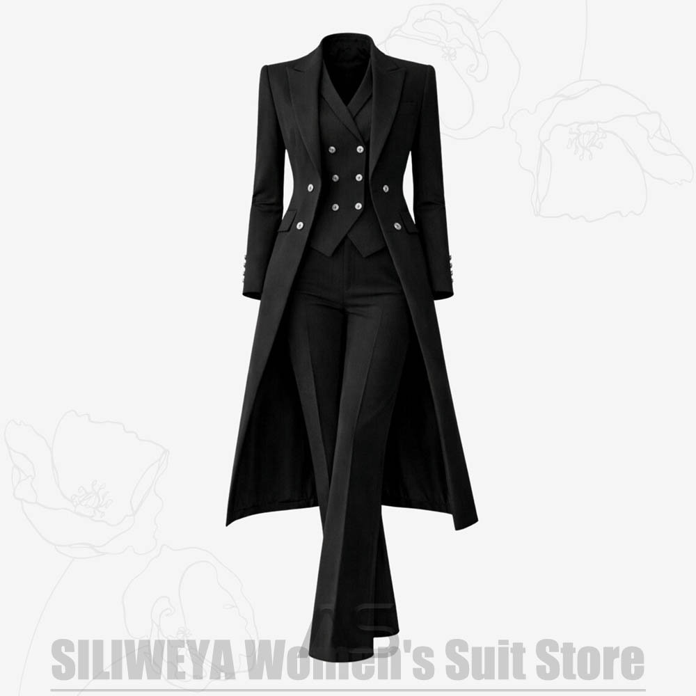 Women's Suit 3 Piece Double Br - Women'S Formal Wear Pants reseña y precio