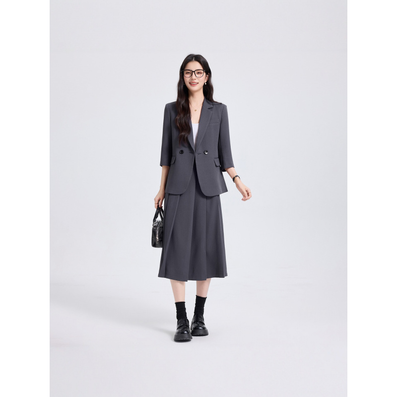 Navy Blue Women's Suit Set for - Women Formal Wear Pants reseña y precio