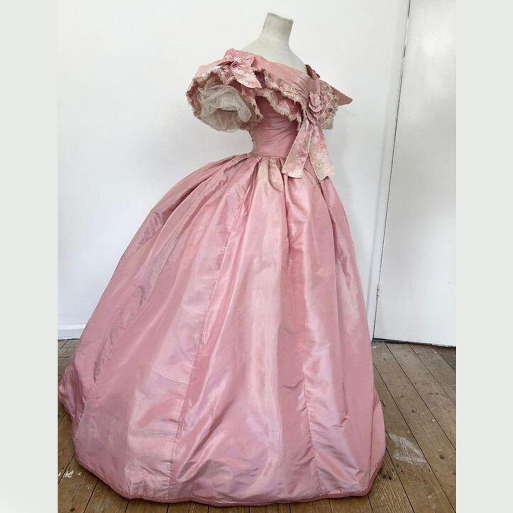 1850s 1860s Victorian Dancing  - Women'S Formal Wear For Wedding reseña y precio
