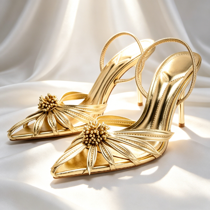 Luxury Gold Floral Detail Slin - Women'S Formal Wear For Wedding reseña y precio