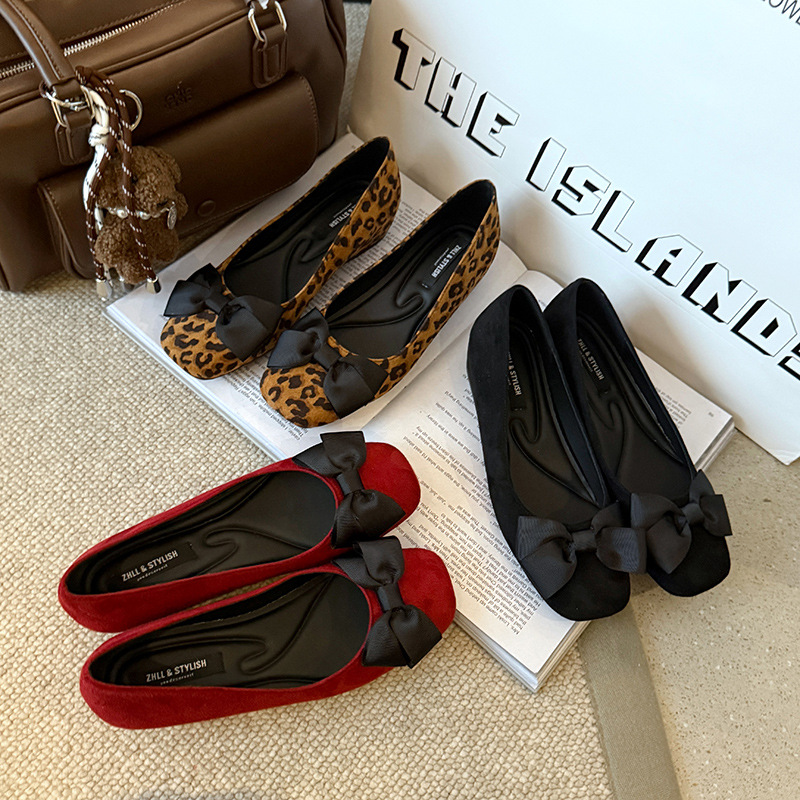 Multi-Color Suede Ballet Flats - Women Formal Wear With Shoes reseña y precio