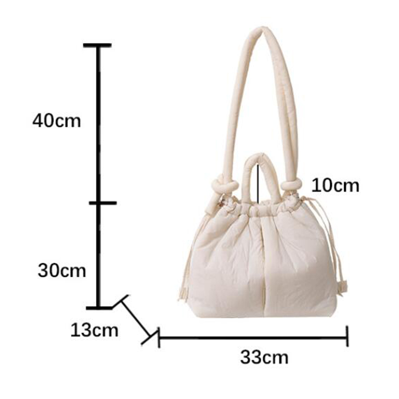 New Fashion Puffer Tote Bag Ny - Shoulder Bag Structured reseña y precio