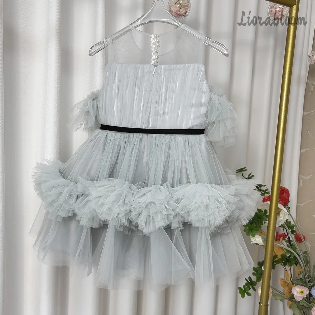 Girls' Exquisite Tulle Gown Cu - Formal Attire Woman reseña y precio