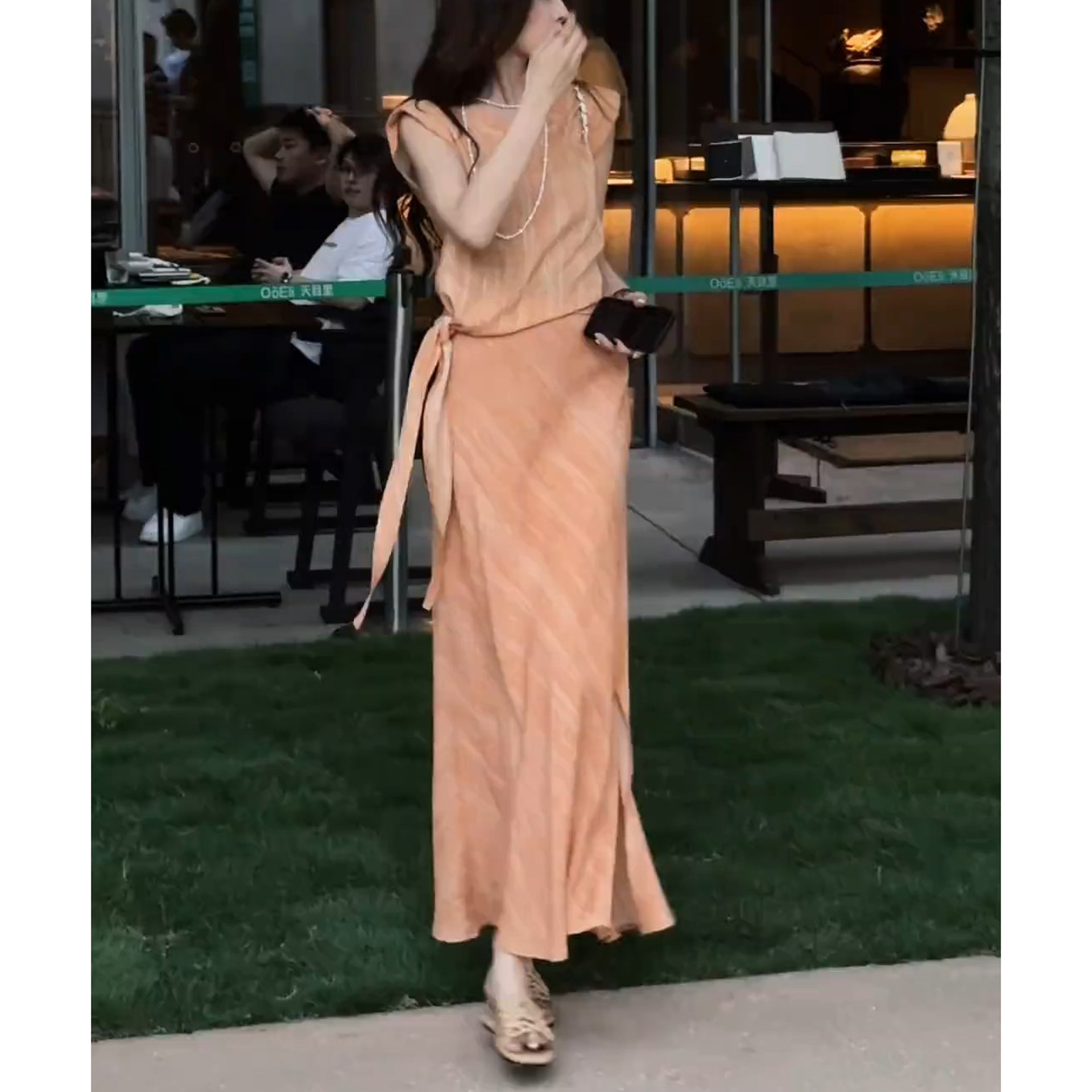 Large Size Stylish Two-piece S - Shift Dress Sleeveless reseña y precio