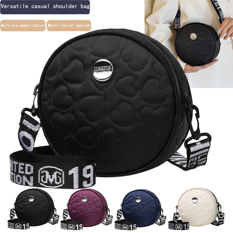 Elegant Padded Circular Crossb - Shoulder Bag Structured reseña y precio