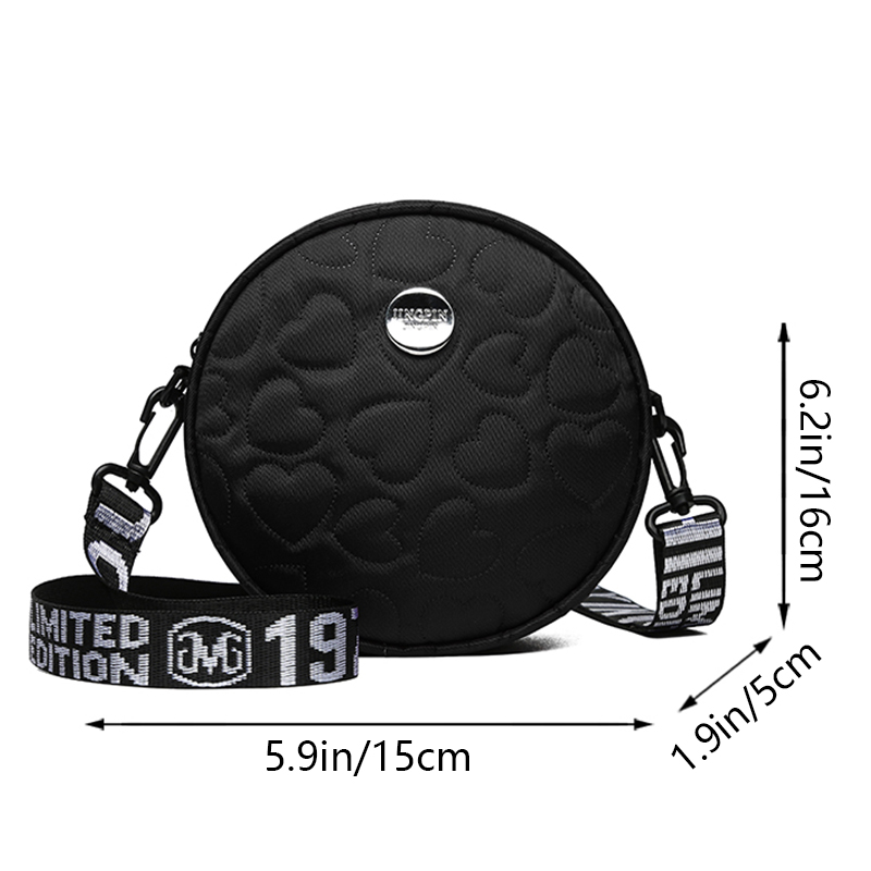 Elegant Padded Circular Crossb - Shoulder Bag Structured reseña y precio