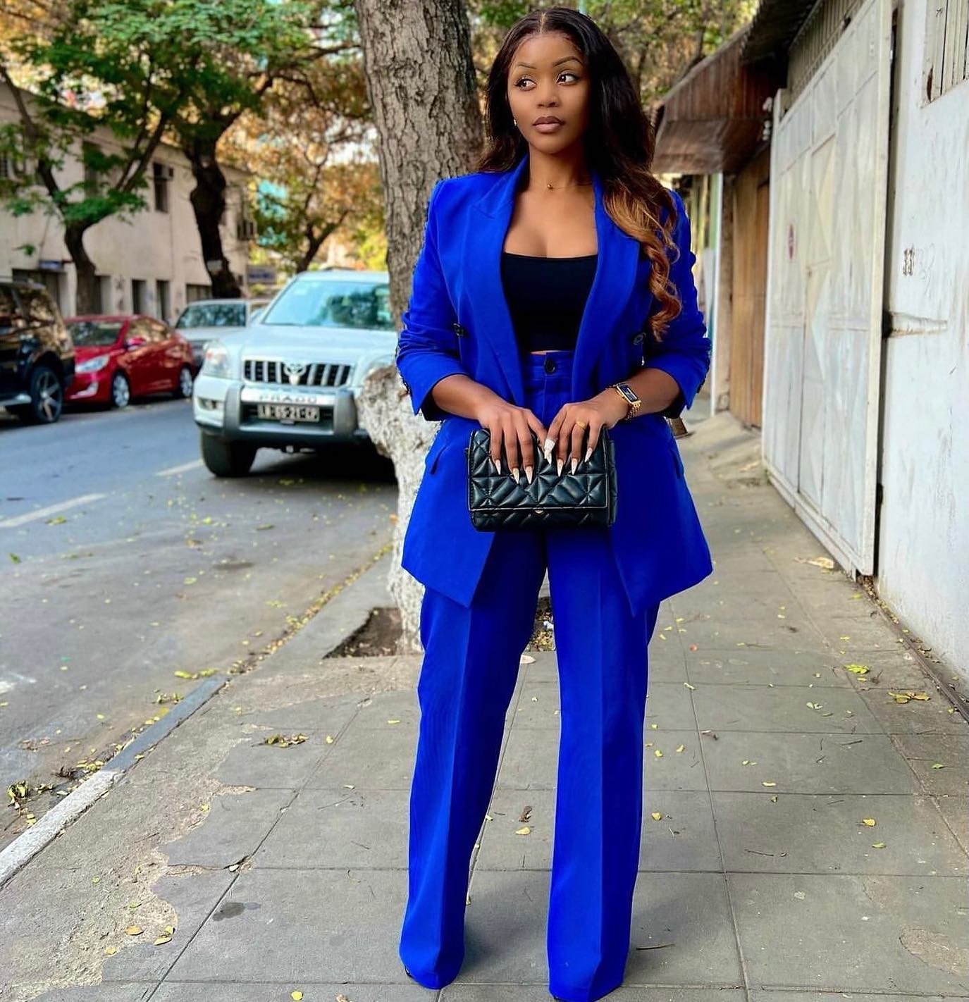 Royal Blue Women Pants Suits 2 - Women Formal Wear For Plus Size reseña y precio