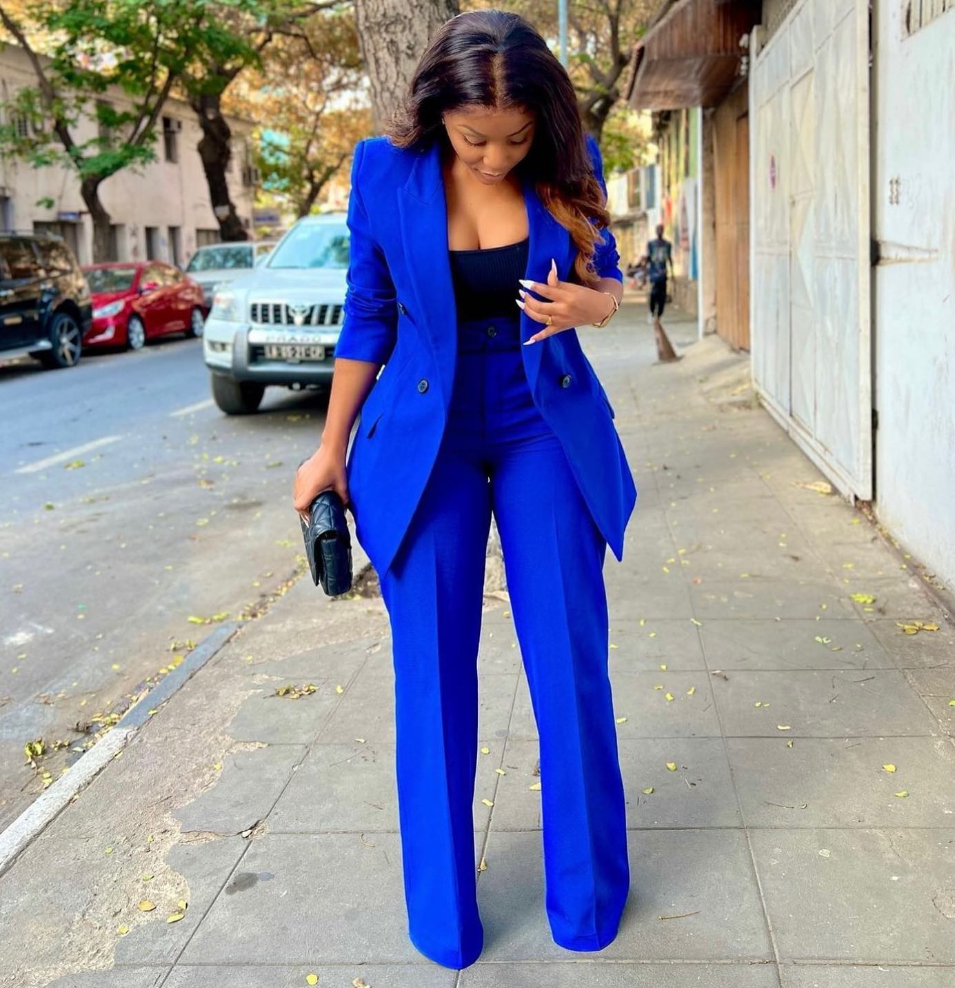 Royal Blue Women Pants Suits 2 - Women Formal Wear For Plus Size reseña y precio