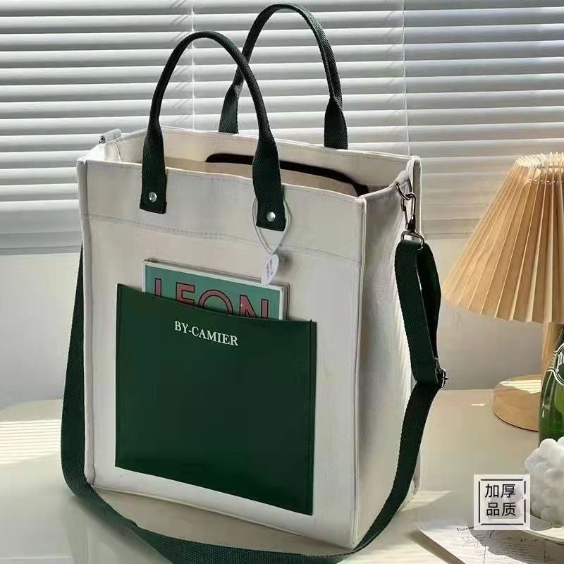 Canvas Sholder Bag Lunch Bag f - Shoulder Bag Structured reseña y precio