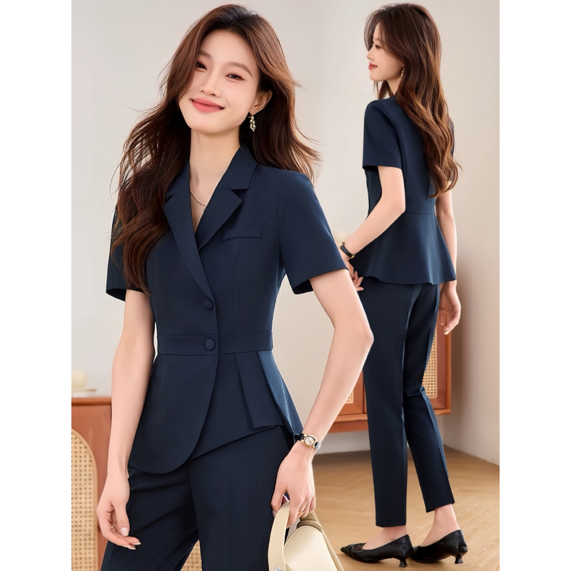 Navy blue women's thin profess - Women Formal Wear Pants reseña y precio