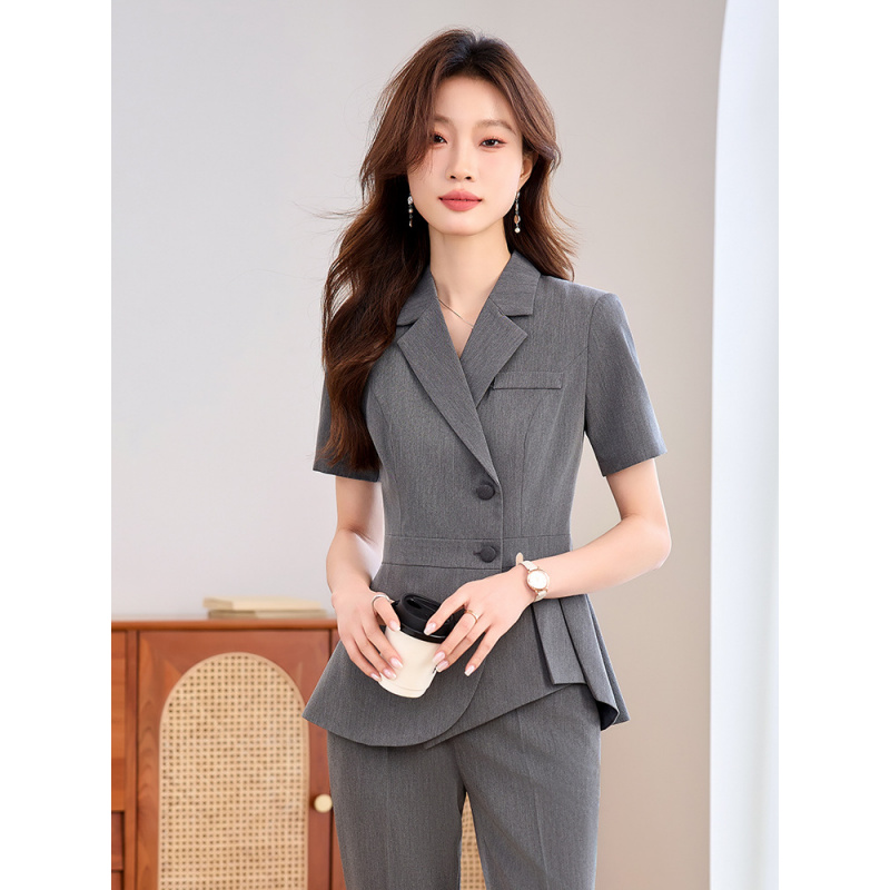 Navy blue women's thin profess - Women Formal Wear Pants reseña y precio